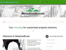 Tablet Screenshot of meadowbrookconstruction.ca